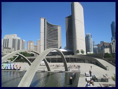 Nathan Phillips Square - New City Hall built 1965